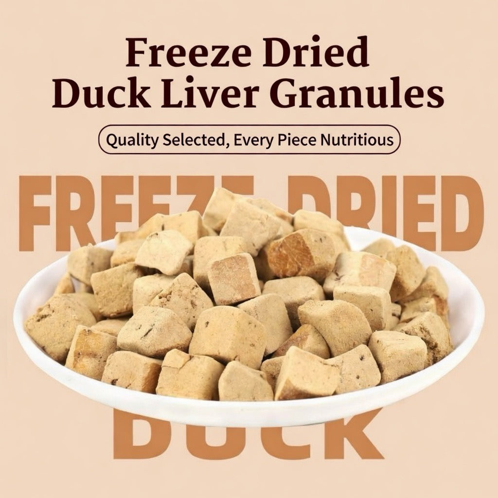 Freeze Dried Duck Liver Cubes