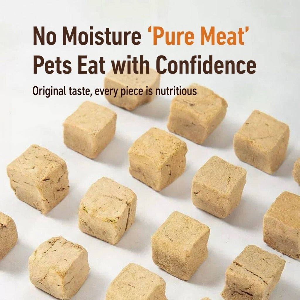 Freeze Dried Duck Liver Cubes