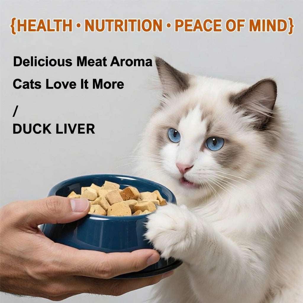Freeze Dried Duck Liver Cubes