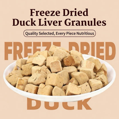 Freeze Dried Duck Liver Cubes