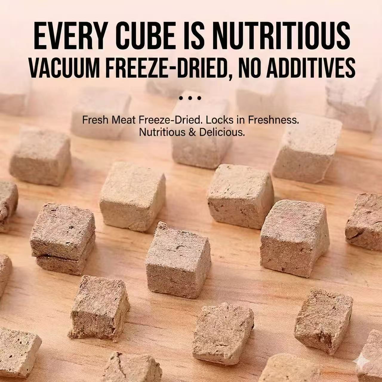 Freeze Dried Beef Liver Cubes