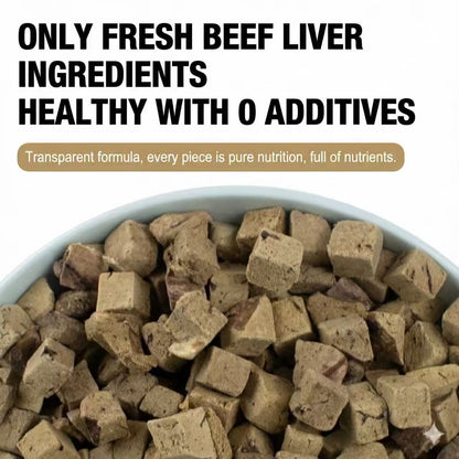 Freeze Dried Beef Liver Cubes